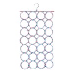 Blue and Pink Scarf Hanger
